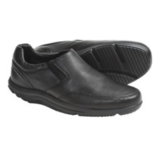 Rockport Tyson Shoes - Leather, Slip-Ons (For Men) in Black - Closeouts